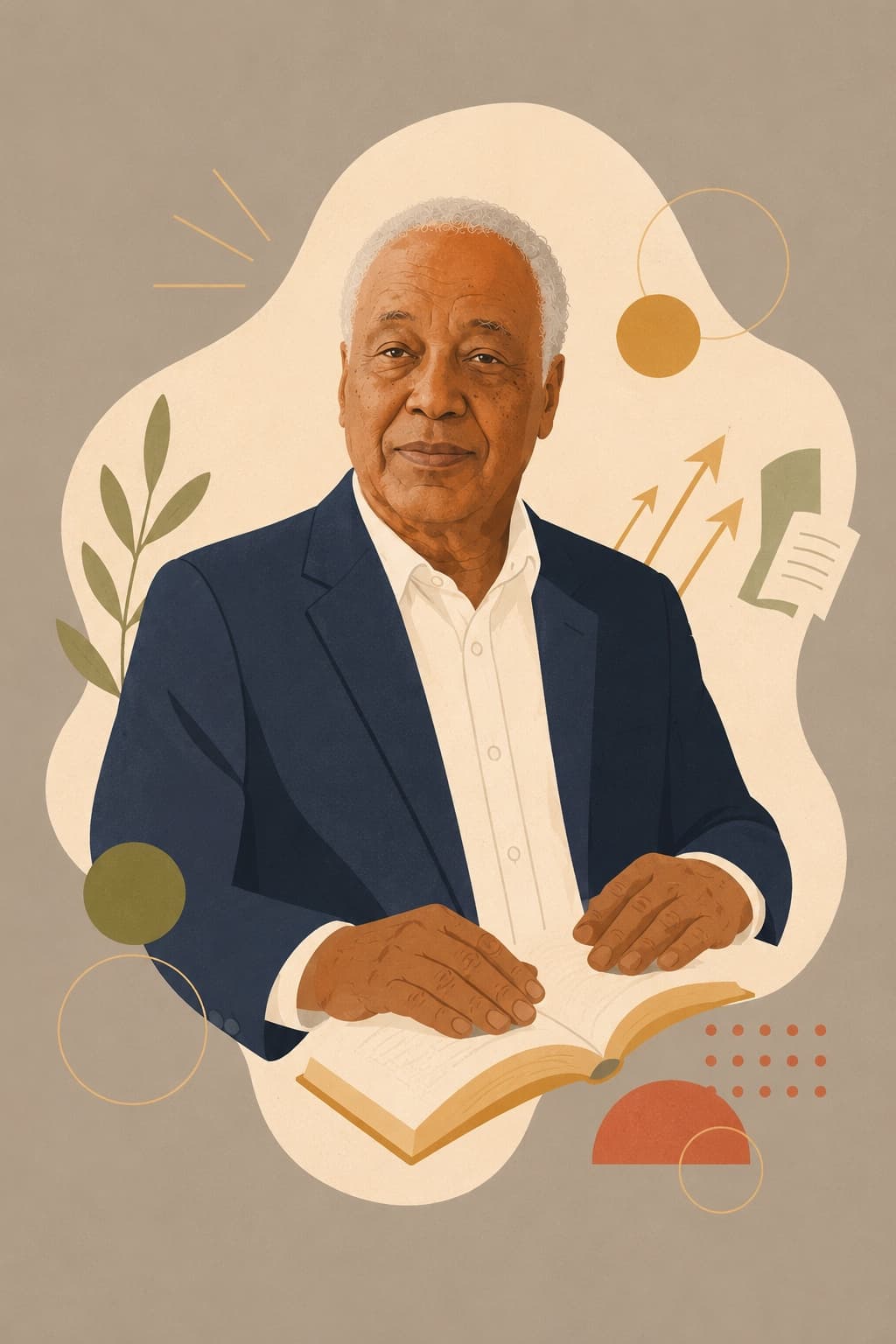 Portrait of Pastor Melkamu Negeri, founder of The Negeri Family Foundation